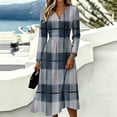thumbnail image 6 of Floral Dress for Women Plus Size Flowy Casual V Neck Wrap Dress Long Loose Casual Floral Dresses, 6 of 6