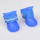 thumbnail image 4 of Botas antideslizantes para la nieve y la lluvia, para cachorros, perros pequeños, colores caramelo, botas impermeables de goma, zapatos, talla S (azul), 4 of 4