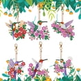 thumbnail image 3 of 6PCS Doble Cara Forma Especial Diamante Arte Llavero Jardín Mariquita Bebé Pantera, 3 of 9