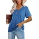 thumbnail image 2 of Camiseta para Mujer Lunivop Casual de Manga Corta y Cuello en V, 2 of 3