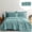 Green, variant on Hodwiequ Quilt Queen Bed Bedspreads , Lightweight Quilt For Summer Ultra-Soft Microfiber Modern Style Quilted Clouds Pattern Bedspread Quit Gray
