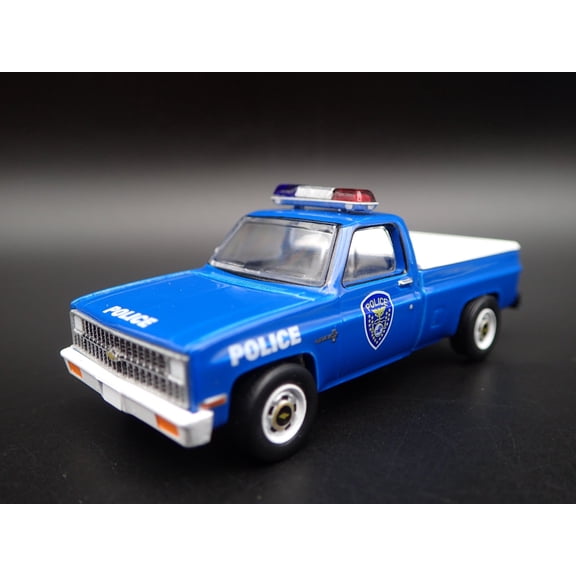 Open Box 1981 CHEVY CHEVROLET C10 TRUCK CONRAIL TRAIN POLICE 1/64 SCALE DIECAST MODEL CAR