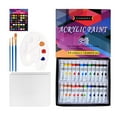 thumbnail image 2 of Ruiboury Vibrant Colors Acrylic Paint Set With 24 Colors For Art Lovers Easy To 24 Colors Paint Set Creative, 2 of 6