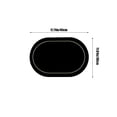 thumbnail image 2 of TACILIP Kitchen Supplies, Solid Color Leather Western Dining Mat Oil-Proof Dining Table Mat Hotel Home Dining Dish Mat Non-Slip Bowl Mat Oval Insulation Mat For Kitchen Home Supplies Gift, 2 of 6