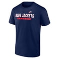 thumbnail image 2 of Men's Navy Columbus Blue Jackets Spirit T-Shirt, 2 of 3