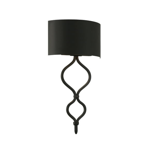 Matte Black LED Wall Sconce from the Como Collection