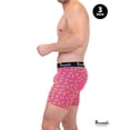 thumbnail image 6 of Threads Men's Underwear, 6" Premium Performance Nylon Boxer Brief, Performance Fabric, Moisture Wicking, Anti-Odor, S - XXL, 3 Pack, 6 of 12