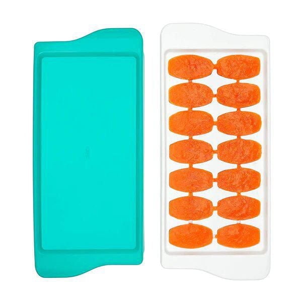 OXO Tot - Baby Food Freezer Tray - Freezer Storage Containers - Great for Portioning, Storing and Freezing Baby Food - Mealtime - Teal