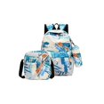 thumbnail image 2 of Graffiti Pattern Waterproof Student Backpack Set, 3 Pieces Bookbag with Shoulder Bag and Pencil Case, Fashion Daypack for Teenagers School, Travel & Outdoor Activities, 2 of 6