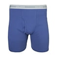 "Gildan Men's Cotton Underwear, Regular Leg Boxer Briefs Multipack, 10