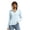 Light Blue, variant on Uaswgudfs Women's UPF 50 Sun Protection Hoodie with Extended Wide Brim Hat, Full Zip Lightweight Breathable UV Resistant Hiking Running Golf Athletic Jacket for Outdoor