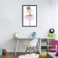 thumbnail image 3 of Stupell Industries Cottage Pointe Princess in Pink Tutu Black Floating Frame Canvas Art, 17 x 25, by Creative Studio, 3 of 8
