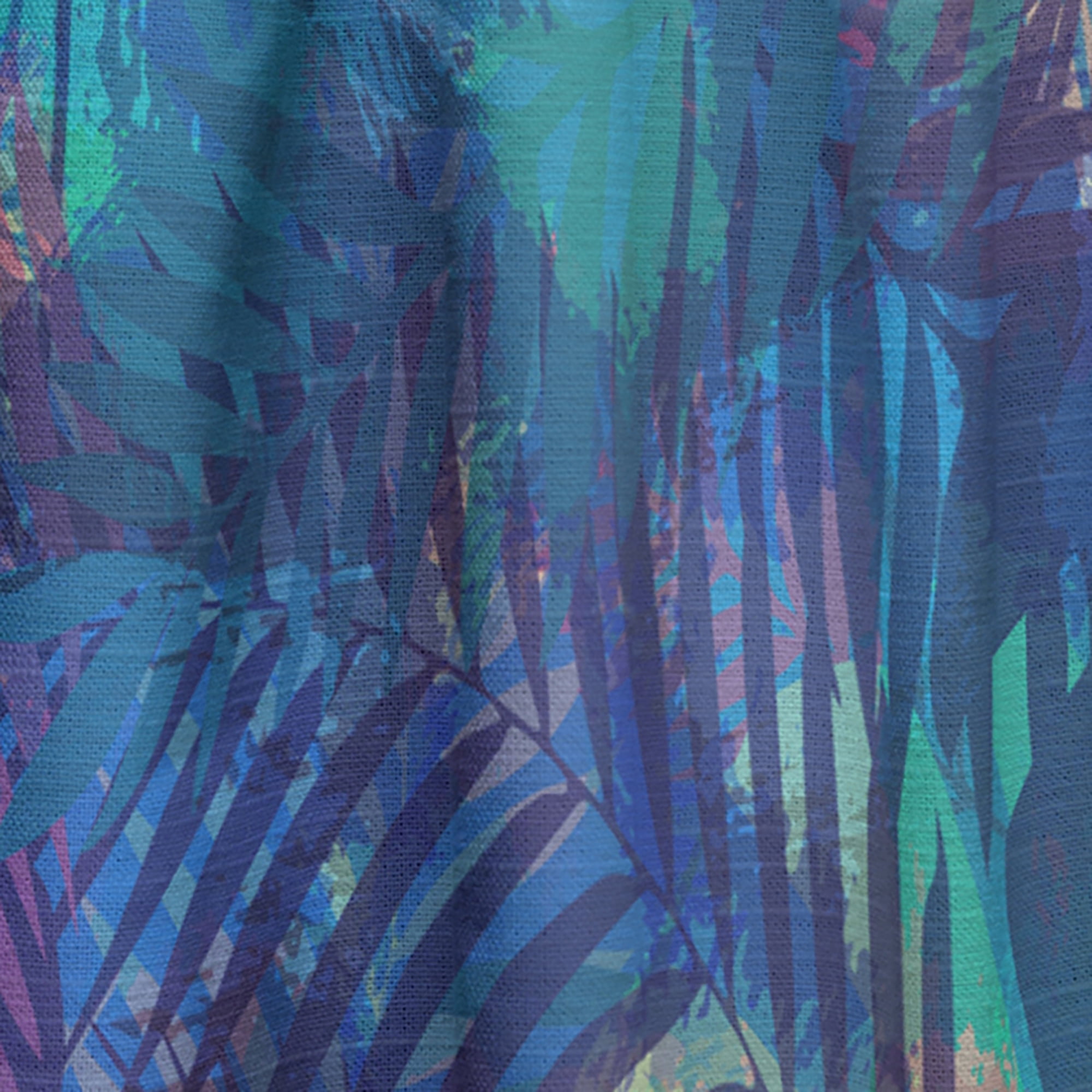 Designart 'Tropical Blue Mood VII' Modern & Contemporary Curtain Panel