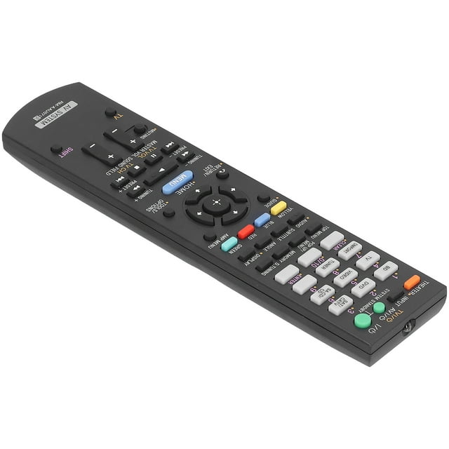 Télécommande de Système de Théâtre, Télécommande de Système AV Noir Facile Ménage Portatif pour le Remplacement