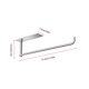 thumbnail image 2 of Soporte para papel higiénico Soporte para rollo de papel higiénico montado en la pared para baño Colgador de acero inoxidable, cinta de doble cara Scienceny HA001799-01, 2 of 5