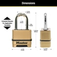 thumbnail image 4 of Candado de Combinación Master Lock Magnum 5.08 cm M175XDLF, 4 of 8