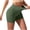 Army Green, variant on Biker Shorts for Women Ribbed Knit High Waisted Undershorts Belly Control Shapewear Shorts