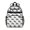 Tractor and Loaders Gray Pattern, variant on Tractor and Harvesters Cream Pattern Cute School Backpack Bag for School with Padded Back and Adjustable Shoulder Straps 15.25"x11.5"x5.25"