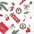 thumbnail image 4 of 9 Pieces Christmas Brooches Pin Set Rhinestone Christmas Brooches Crystal Christmas Decorations for Clothing Gift Ornaments, 4 of 4