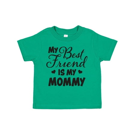 

Inktastic My Best Friend is My Mommy with Hearts Gift Toddler Boy or Toddler Girl T-Shirt