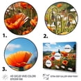 thumbnail image 3 of Designart "French landscapes Of Poppy" Floral Canvas Wall Art, 3 of 5