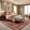 Brick Red, Terracotta, Crimson Red / Lapalisse, variant on Hauteloom Tuscania Wool Living Room, Bedroom Area Rug - Bohemian Transitional - Olive, Moss Green, Chestnut Brown - 5' x 7'6"