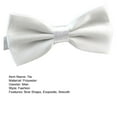 thumbnail image 4 of D-GROEE Bow Tie House Mens Bowties Pre-tied Shape Clip on Bowtie Solid Color Men Formal Wear for Party Banquet Prom, 4 of 8