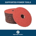 thumbnail image 6 of 4-1/2" x 7/8" 36 Grit Ceramic Resin Fiber Sanding Grinding Discs - 25 Pack, 6 of 6