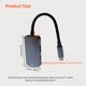 thumbnail image 3 of Suitable for AR Glasses Power Adapter, Switch Power Supply Conversion Cable, Type-C Adapter, AR Office Game Artifact, Charging While Playing Without Power Failure, Supports PD 100W Fast Charging, 3 of 12
