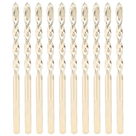 

10pcs 6mm Cemented Carbide Twist Drill Bit 100mm Long Ceramic Glass Drill Bits