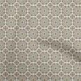 thumbnail image 1 of oneOone Velvet Brown Fabric Arabic Moroccan Craft Projects Decor Fabric Printed By The Yard 58 Inch Wide, 1 of 4