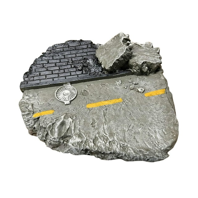 Juego De Construcción De Ruinas En Miniatura, Hobby, Manualidades DIY Para Paisaje De Dise?o 1/18 1/24 A