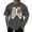 Grey, variant on Mens T Shirts White Bone Pumpkin Heart Print Novelty Halloween Short Sleeve Crew Neck Tops Casual Loose Shirts For Men Black L