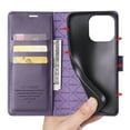 thumbnail image 2 of Allytech Flip Wallet Case for iPhone 8 Plus/7 Plus, with Credit Card Slots, Magnetic Clasp, Slim Thin RFID Blocking Premium PU Leather Shockproof Kickstand Cover Case for Women Men - Purple, 2 of 7