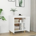 thumbnail image 4 of vidaXL Sideboard with Solid Wood Legs Chipboard Storage Cabinet Multi Colors, 4 of 25