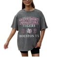 thumbnail image 3 of Women's Gameday Couture Grey Texas Southern Tigers Oversized Snow Wash T-Shirt, 3 of 5