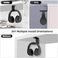 thumbnail image 5 of El gancho para auriculares se monta debajo del escritorio Soporte para auriculares que ahorra espacio MFZFUKR CZDZ-HQ123, 5 of 5
