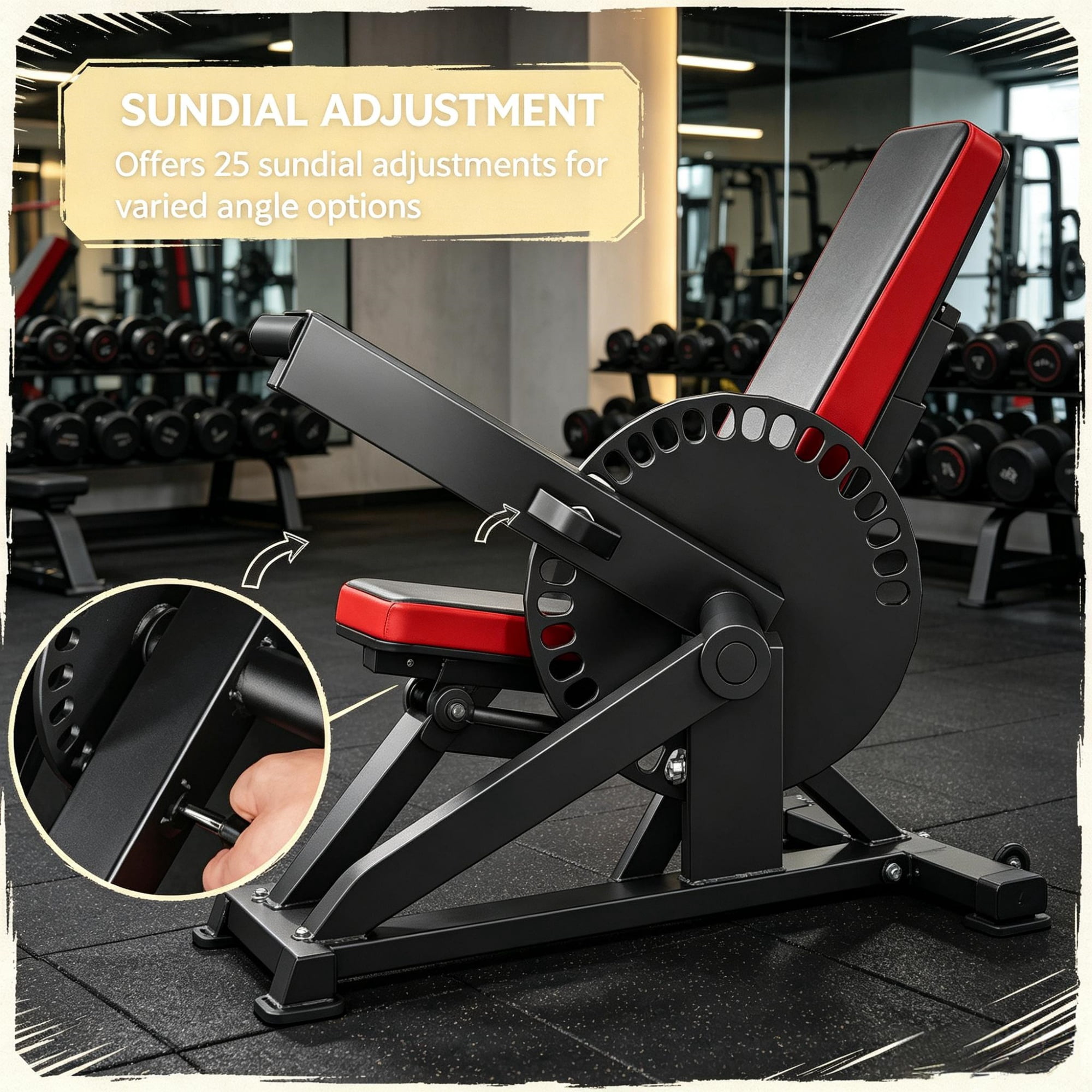 2 in 1 Heavy-Duty Bicep Preacher Curl Bench, Bicep Curl Machine with Adjustable Seat & Elbow Cushion Perfect for Home Gym Arm Training