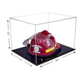 thumbnail image 2 of Deluxe Clear Acrylic Fireman's Helmet Display Case with Black Acrylic Base (A014-CDS), 2 of 2