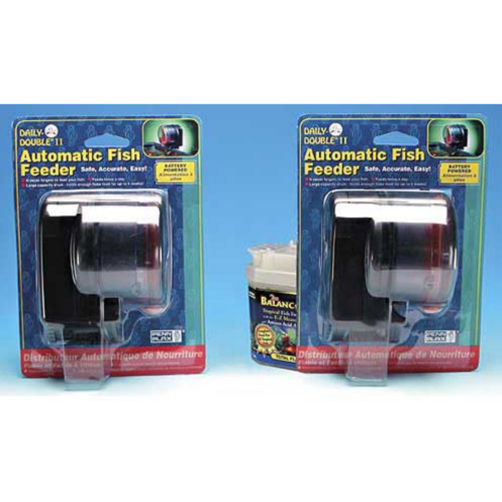 Penn Plax Ddaf2 Daily Double Automatic Fish Feeder Ii Walmart Com