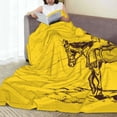 thumbnail image 6 of Vsdgher Western Desert Cowboy 1 Ultra-Soft Micro flannel Blanket Throw Blankets for Couch Sofa, Bed (4 sizes)-40"x30", 6 of 7