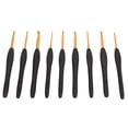 thumbnail image 4 of Crochet Hooks, Black Handle Design Crochet Needle Easy Identification  For Hand Sewing, 4 of 8