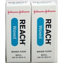 J&J Floss Refill 200 Yd. - Waxed (2 Pack)