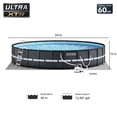thumbnail image 3 of INTEX 24ft x 52in Ultra XTR Above Ground Swimming Pool, Floats (2 Pack), & Inflatable Cooler, 3 of 11
