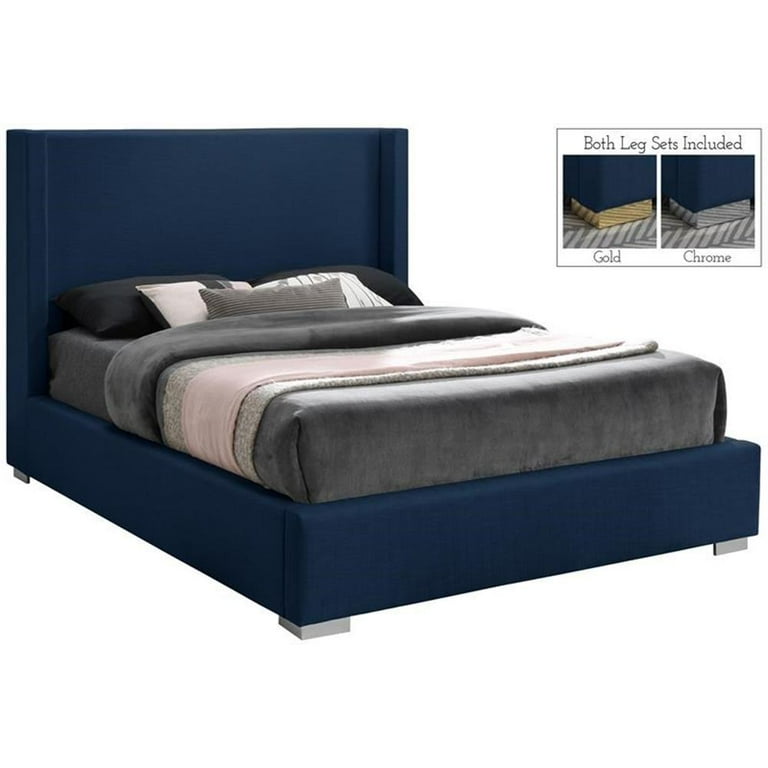 Meridian Furniture Royce Linen Queen Bed Meridian Furniture Royce Linen Queen Bed