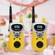 thumbnail image 5 of EeaseMX 2 miniintercomunicadores electrónicos walkie-talkie, juguetes portátiles para niños sin batería (amarillo), 5 of 7