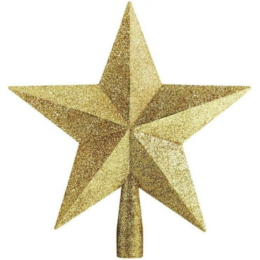 BOPORO Christmas Tree Topper Lighted, Lighted Star Tree Topper for Christmas Tree Decorations 20cm - Silver