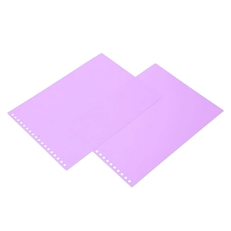 

Paper Covers Detachable Binding Cover PP Plastic For DIY Taro Purple