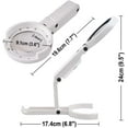 thumbnail image 2 of Handheld Illuminated Magnifying Glass on Stand, 5X 11X Table Magnifying Glass with Foldable Stand, Table Magnifying Glass with 8 LED Light, for Reading, Soldering, Crafts, Repair, 2 of 5