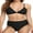 Black Solid, variant on Charmo Women Triangle Bikini Swimsuit High Waist Swimwear 2 Piece Bathing Suits